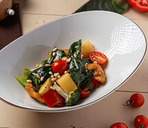 Запеченная курица с цветной капустой