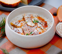 Овсяная каша с бананом и карамелью