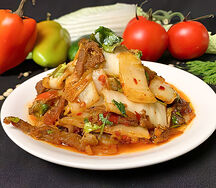 Жареный чимчи с мясом