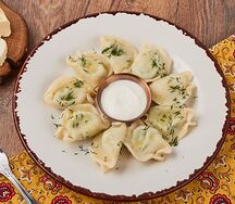 Вареники с картофелем и грибами