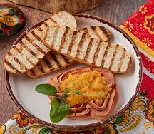 Куриный паштет с апельсиновым джемом