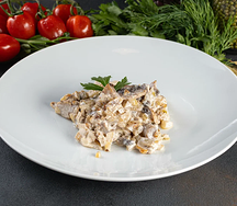 Фрикасе из курицы в сливочном соусе