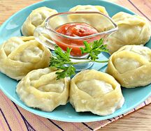 Манты с говядиной