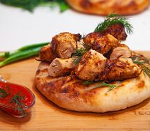 Сет Шашлык куриный с лепешкой