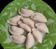 Вареники с картофелем и салом (заморозка)