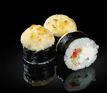 Запечённый с овощами