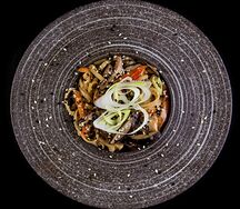 Лапша пшеничная с овощами