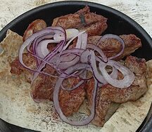 Шашлык из cвинoй шейки