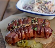 Колбаски BBQ с Коул Слоу