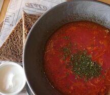 Борщ с говядиной