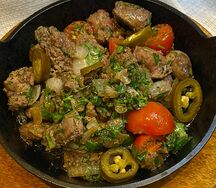 Сковородка с потрохами