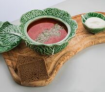 Борщ со сметаной