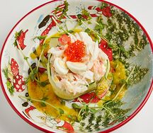 Оливье с камчатским крабом