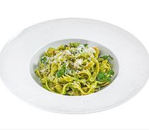 Тальятелле с курицей и шампиньонами