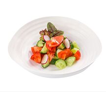 Овощной салатик с оливковым маслом