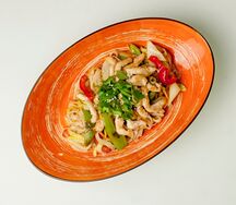 Лапша с курицей