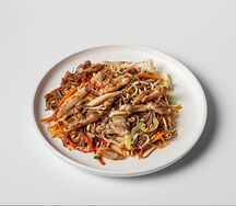 Якисоба с курицей 