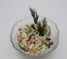 Салат Крабовый с капустой