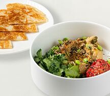 Хумус с запечённым томатом