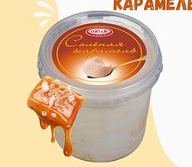 Мороженое пломбир солёная карамель 