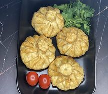 Хинкали с говядиной жареные