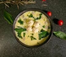 Сырный суп с фрикадельками