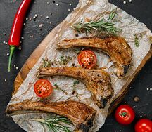 Шашлык из бараньей корейки