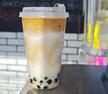 Bubble Ice latte карамельный с тапиокой М