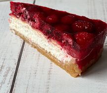  Чизкейк с малиной