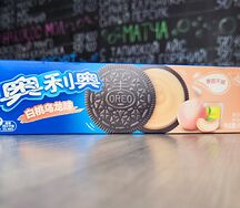 Печенье Oreo со вкусом персика и чая