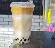 Bubble Ice latte карамельный с тапиокой L