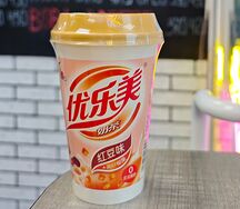 Китайский молочный чай со вкусом красной фасоли Bubble tea 3 в 1 (залить кипятком)