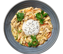 Курица карри с рисом