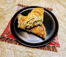 Рулет с мясом, картошечкой и грибами 