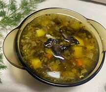 Суп грибной