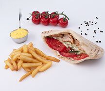 Фирменный гирос с курицей