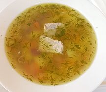 Фасолевый суп со свининой