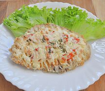 Мясо по-французски с помидорами