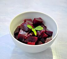Свекла отварная с маслом подсолнечным