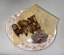 Печень ягненка в жировой сеточке