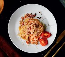 Карбонара на вине