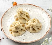 Хинкали с говядиной отварные