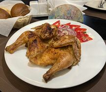 Цыпленок на гриле с розмарином