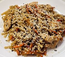 Лапша удон с курицей