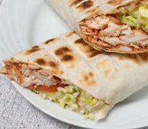 Шаурма со свининой
