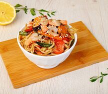 Wok с морепродуктами