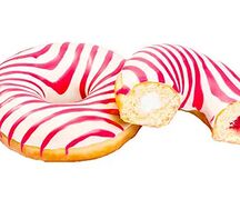Пончик с малиновой начинкой