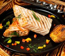 Шаурма куриная с картошкой