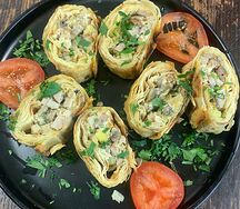 Рулет мясной с курицей