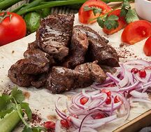 Шашлык из бараньей мякоти